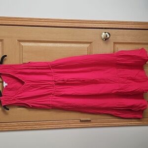 Time and Tru Fuchsia Sleeveless Dress